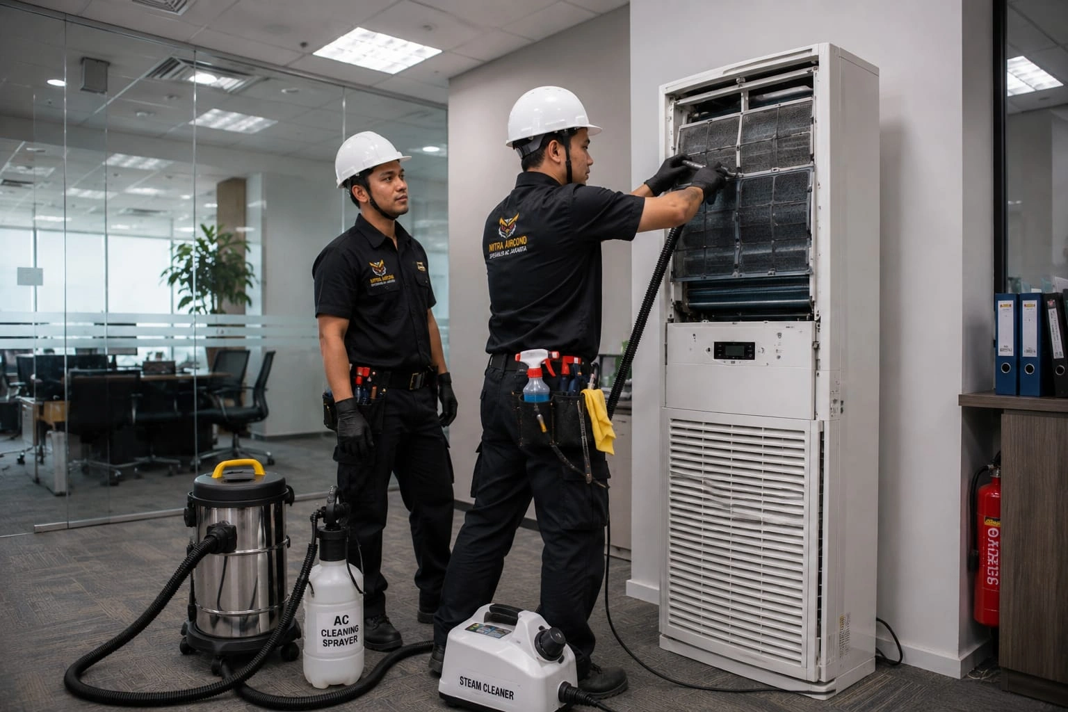 Layanan Jasa Cuci AC Standing Jakarta